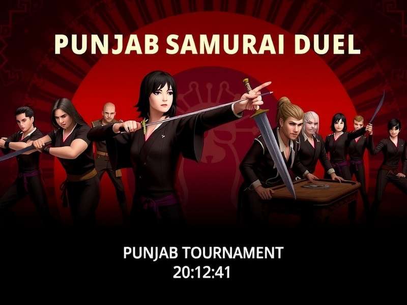 Indian players competing in Punjab Samurai Duel esports Punjab Samurai Duel Esports Tournament
