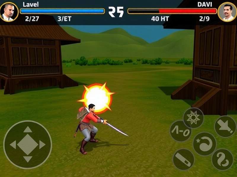 Intense swordfighting action in Punjab Samurai Duel Punjab Samurai Duel Gameplay Screenshot